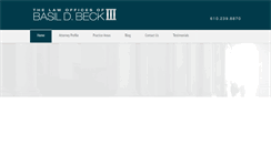 Desktop Screenshot of bbecklaw.com